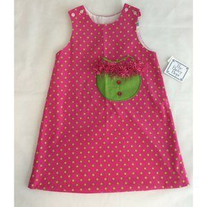 The Bailey Boys Girls 4T Dress Jumper Pink Green